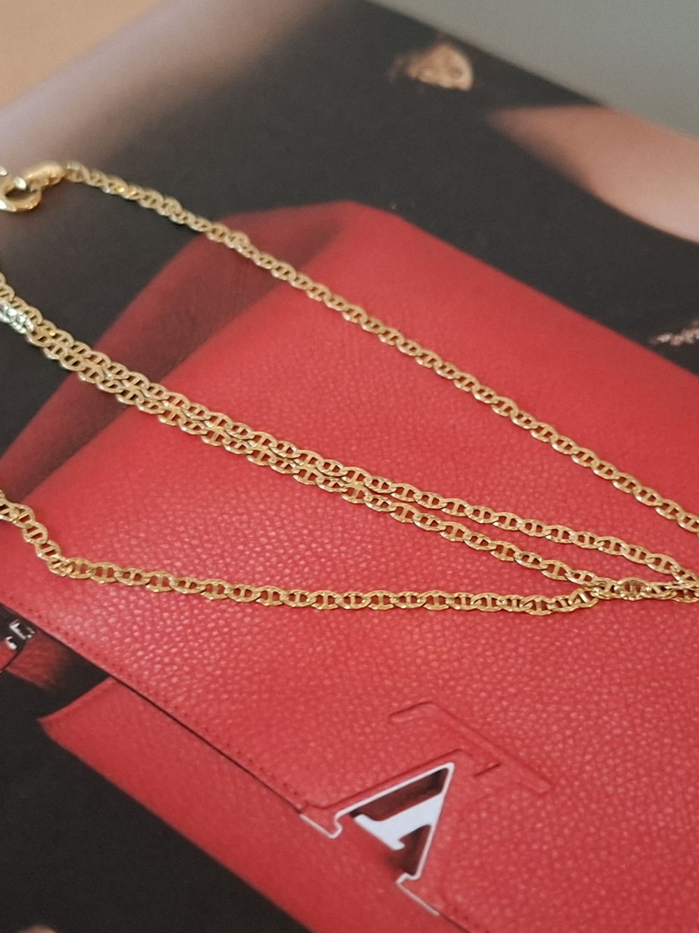 Beatiful Real Yellow Gold Women's Chain Necklace - Sleek Everyday Layer